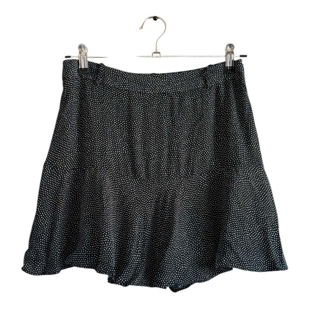 Zara Women’s Black and White polkadot Skort/Skirt/Shorts
